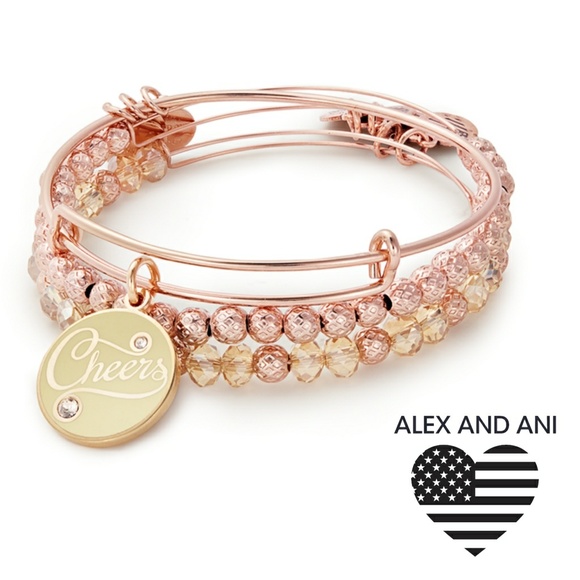 Alex and Ani Jewelry - 💖 Alex and Ani Cheers Set of 3 💖